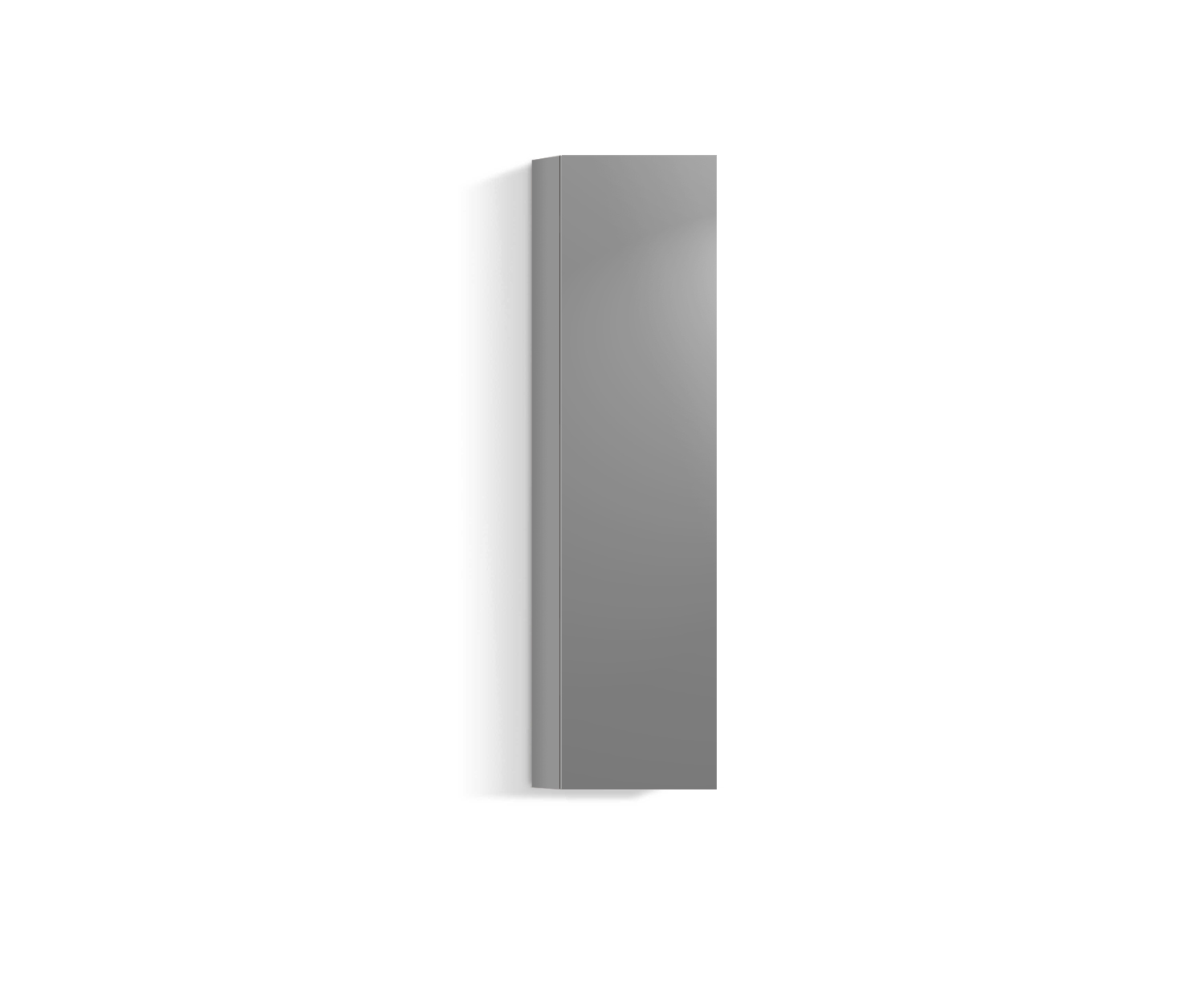 Design Salon Meuble suspendu Vertical H128 L30 gris clair330