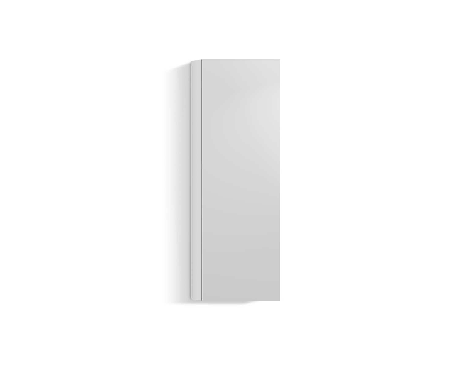 Armoire suspendue design salon Vertical H128 L45 blanc300