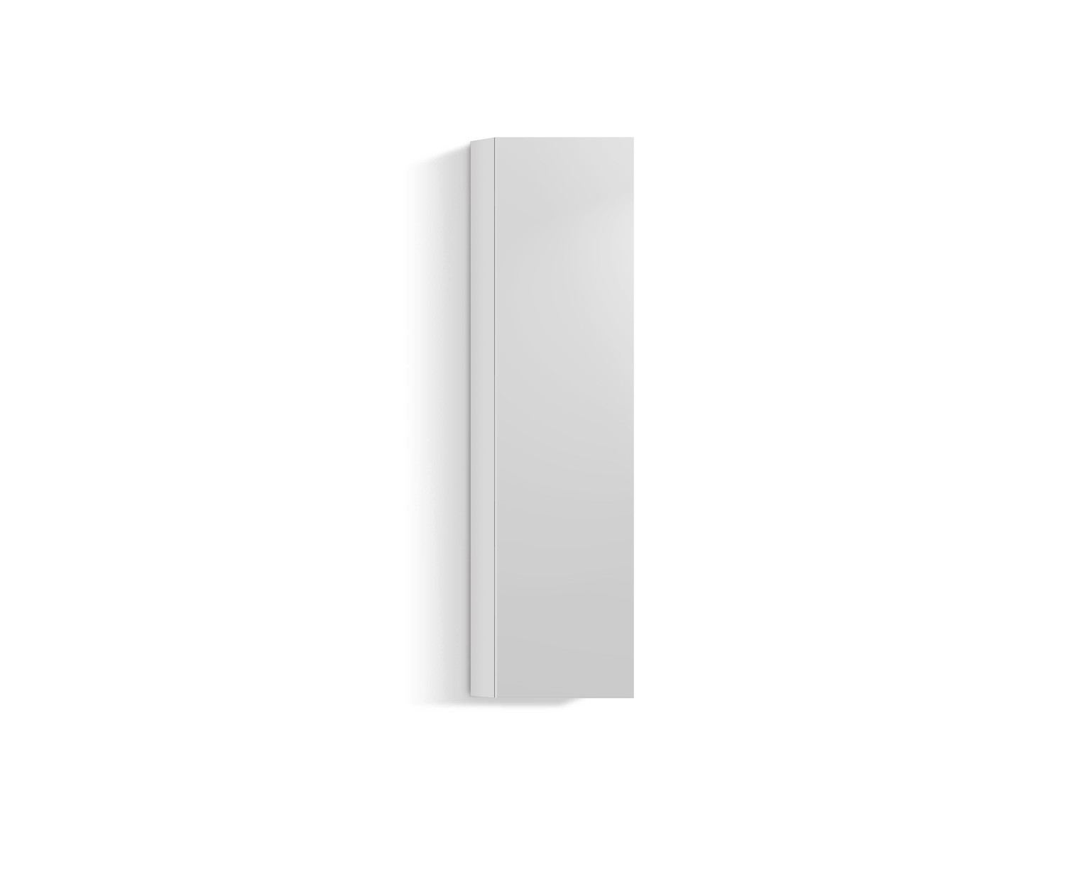 Armoire suspendue design salon Vertical H128 L30 blanc300